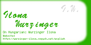 ilona wurzinger business card